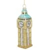 Northlight 5" Glittered Gold Glass Big Ben Christmas Ornament 1 Northlight 5" Glittered Gold Glass Big Ben Christmas Ornament -Northlight Shop D491176S 1
