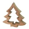 Northlight 7" Brown Glittered Cutout Christmas Tree Ornament 2 Northlight 7" Brown Glittered Cutout Christmas Tree Ornament -Northlight Shop D491180S 1