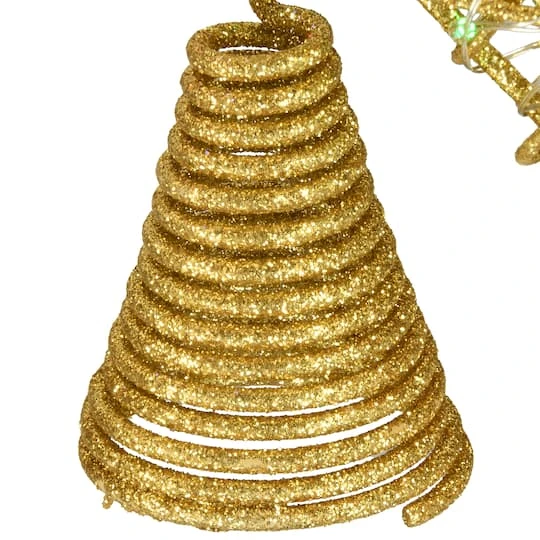 9" Gold Star Tree Top With Dual Color® Lights 6 9" Gold Star Tree Top With Dual Color® Lights - Image 4