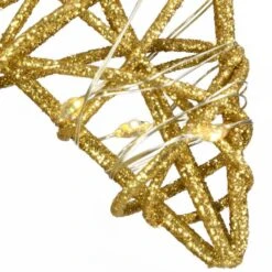 9" Gold Star Tree Top With Dual Color® Lights 12 9" Gold Star Tree Top With Dual Color® Lights -Northlight Shop D491237S 4