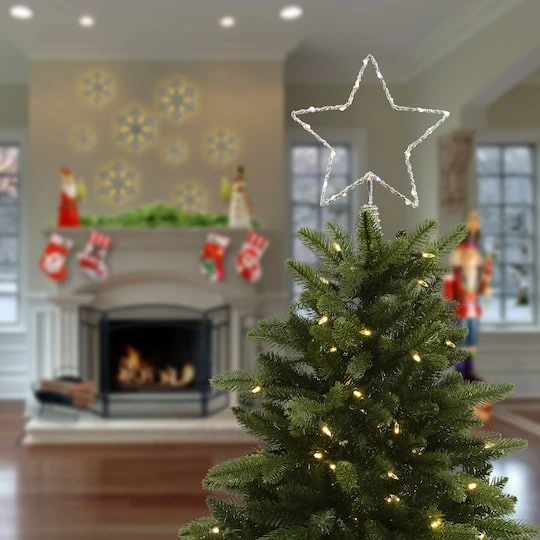 13.5" Open Star Tree Top With Dual Color® Lights 5 13.5" Open Star Tree Top With Dual Color® Lights - Image 3
