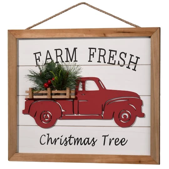 12.5" Farm Fresh Wall Art 3 12.5" Farm Fresh Wall Art