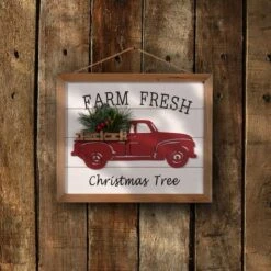 12.5" Farm Fresh Wall Art 10 12.5" Farm Fresh Wall Art -Northlight Shop D491308S 2