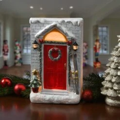 10" Holiday Door Front 10 10" Holiday Door Front -Northlight Shop D491319S 2
