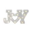 Northlight 12.75" White Joy LED Christmas Marquee Wall Sign