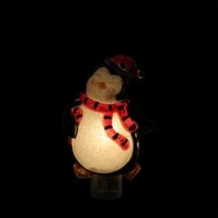 Northlight 6" Black & Red Penguin With Santa Hat Christmas Night Light 8 Northlight 6" Black & Red Penguin With Santa Hat Christmas Night Light -Northlight Shop D491468S 2