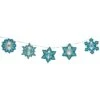 Impact 10ct. Blue & White Snowflake Clear Christmas Lights 2 Impact 10ct. Blue & White Snowflake Clear Christmas Lights -Northlight Shop D491473S 1