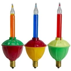 Northlight Multicolor Retro Bubble Light Replacement Christmas Bulbs Set -Northlight Shop D491479S 3
