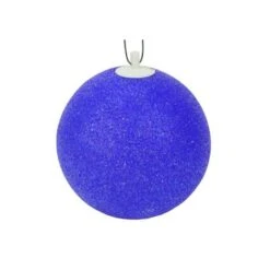 Sienna 7" Blue Shimmering Sphere Mini Ball Outdoor Decorative Patio Christmas String Lights 9 Sienna 7" Blue Shimmering Sphere Mini Ball Outdoor Decorative Patio Christmas String Lights -Northlight Shop D491503S 3