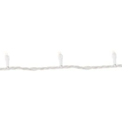 Northlight 100ct. LED Wide Angle Christmas String Lights With White Wire Warm White -Northlight Shop D491517S 14