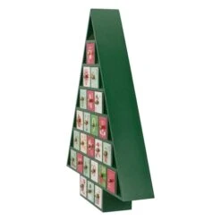 Northlight 15" Green Tree Shaped Christmas Advent Calendar Decoration -Northlight Shop D491519S 5