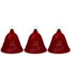 Northlight 6.5" Musical Lighted Red Bells Christmas Décor Set -Northlight Shop D491527S 1