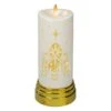 Northlight 9" Gold & White Nativity Scene Flameless Candle 2 Northlight 9" Gold & White Nativity Scene Flameless Candle -Northlight Shop D491537S 1