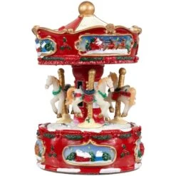 Northlight 6.5" Animated Carousel Music Box -Northlight Shop D491549S 11