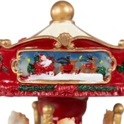 Northlight 6.5" Animated Carousel Music Box -Northlight Shop D491549S 14
