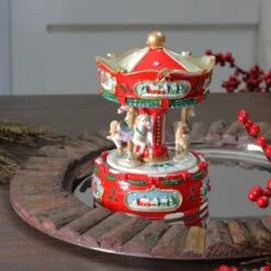 Northlight 6.5" Animated Carousel Music Box -Northlight Shop D491549S 15
