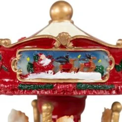 Northlight 6.5" Animated Carousel Music Box -Northlight Shop D491549S 4