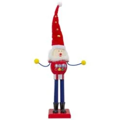 Northlight 16.75" Red & Blue Dots Christmas Nutcracker Figurine 12 Northlight 16.75" Red & Blue Dots Christmas Nutcracker Figurine -Northlight Shop D491570S 4