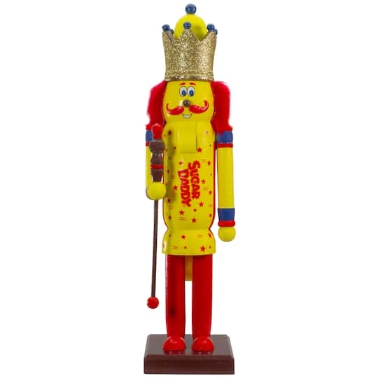 Northlight 14" Tootsie Roll Sugar Daddy Wooden Christmas Nutcracker Figure 3 Northlight 14" Tootsie Roll Sugar Daddy Wooden Christmas Nutcracker Figure