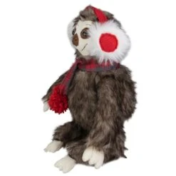 Northlight 12" Plush Sitting Sloth Tabletop Decoration 11 Northlight 12" Plush Sitting Sloth Tabletop Decoration -Northlight Shop D491578S 3