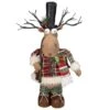 Northlight 20" Standing Christmas Moose Figure With LED Antlers Tabletop Décor -Northlight Shop D491580S 1