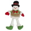 Northlight 18" Red & Green Sitting Smiling Snowman Christmas Figure 2 Northlight 18" Red & Green Sitting Smiling Snowman Christmas Figure -Northlight Shop D491581S 1