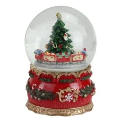 Northlight 6" Musical Christmas Tree & Train Animated Water Globe 12 Northlight 6" Musical Christmas Tree & Train Animated Water Globe -Northlight Shop D491589S 1 1