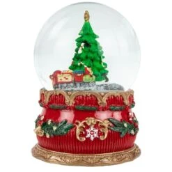 Northlight 6" Musical Christmas Tree & Train Animated Water Globe 15 Northlight 6" Musical Christmas Tree & Train Animated Water Globe -Northlight Shop D491589S 11