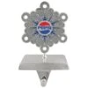 Northlight 6.5" Silver & Blue Pepsi Snowflake Christmas Stocking Holder 2 Northlight 6.5" Silver & Blue Pepsi Snowflake Christmas Stocking Holder -Northlight Shop D491602S 1