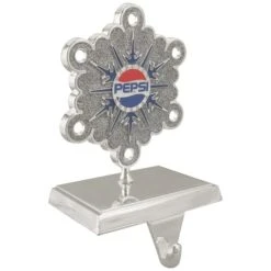 Northlight 6.5" Silver & Blue Pepsi Snowflake Christmas Stocking Holder -Northlight Shop D491602S 3