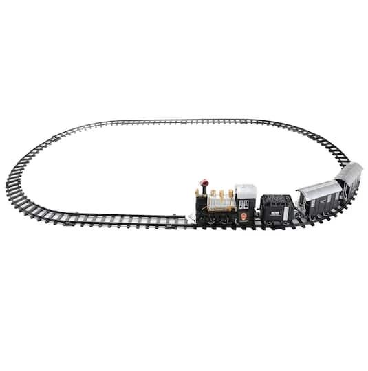 Northlight Black Lighted Animated Classic Train Set 5 Northlight Black Lighted Animated Classic Train Set - Image 3