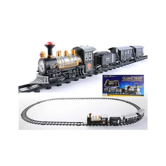 Northlight Black Lighted Animated Classic Train Set 7 Northlight Black Lighted Animated Classic Train Set - Image 5