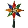 Northlight 8" Lighted Multi Color 8-Point Star Tree Topper 2 Northlight 8" Lighted Multi Color 8-Point Star Tree Topper -Northlight Shop D491632S 1