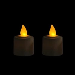 Northlight 1.5" White LED Flickering Amber Lighted Christmas Votive Candles, 2ct. 8 Northlight 1.5" White LED Flickering Amber Lighted Christmas Votive Candles, 2ct. -Northlight Shop D491647S 2