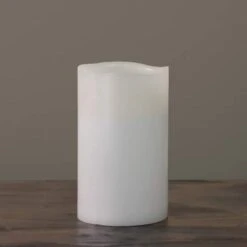 Northlight 10" White Flameless LED Lighted Flickering Christmas Pillar Candle -Northlight Shop D491651S 3