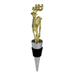 Northlight 5" Golden Christmas Wine Bottle Stopper 7 Northlight 5" Golden Christmas Wine Bottle Stopper -Northlight Shop D491657S 2