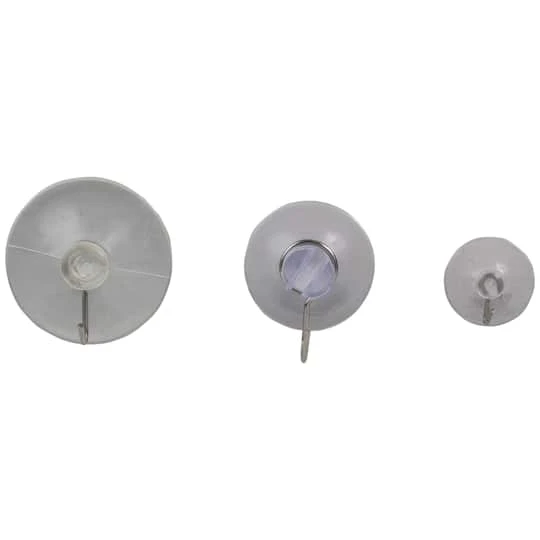 Northlight 12ct. Assorted Clear Hanging Christmas Suction Cups 5 Northlight 12ct. Assorted Clear Hanging Christmas Suction Cups - Image 3