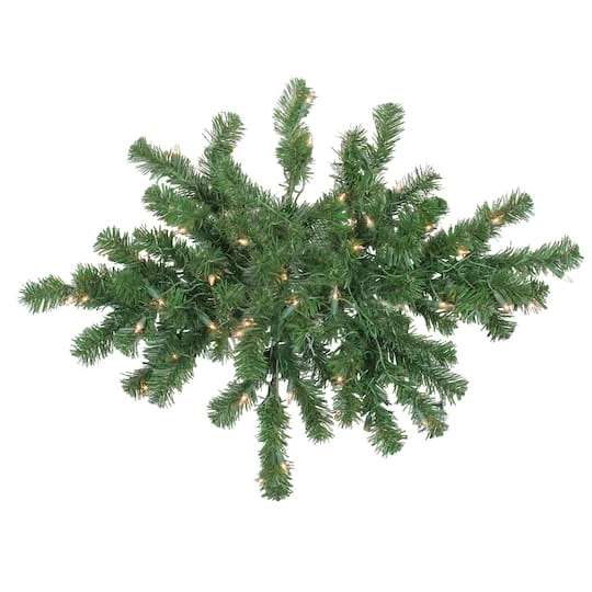 Northlight 28" Pre-Lit Windsor Pine Artificial Christmas Swag 4 Northlight 28" Pre-Lit Windsor Pine Artificial Christmas Swag - Image 2