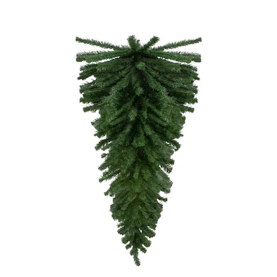 Northlight 54" Green Pine Artificial Christmas Teardrop Swag 3 Northlight 54" Green Pine Artificial Christmas Teardrop Swag