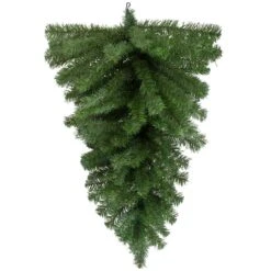 Northlight 32" Canadian Pine Artificial Christmas Teardrop Swag - Unlit -Northlight Shop D491671S 11