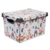 Simplify Woodland Winter Storage Tote Bin -Northlight Shop D492889S 11