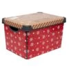 Simplify Santa's Elves Storage Tote Bin 2 Simplify Santa's Elves Storage Tote Bin -Northlight Shop D492890S 11