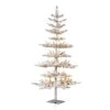 6ft. Pre-Lit Deluxe Flocked Pine Artificial Christmas Tree, Warm White LED Lights 1 6ft. Pre-Lit Deluxe Flocked Pine Artificial Christmas Tree, Warm White LED Lights -Northlight Shop D494328S 1