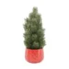 12" Unlit Tabletop Artificial Christmas Tree In Ceramic Sweater Pot 1 12" Unlit Tabletop Artificial Christmas Tree In Ceramic Sweater Pot -Northlight Shop D511171S 1