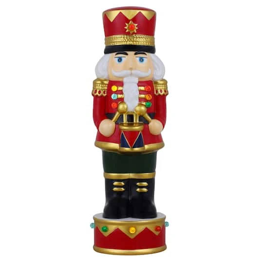 12" Ceramic Nutcracker Drummer 4 12" Ceramic Nutcracker Drummer - Image 2