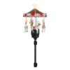 11" Animated Carousel Christmas Tree Topper 2 11" Animated Carousel Christmas Tree Topper -Northlight Shop D511968S 1