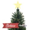 Santa's Plane & Banner Animated Christmas Tree Topper -Northlight Shop D511971S 1
