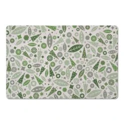 Sage Midmod Christmas Floor Mat 6 Sage Midmod Christmas Floor Mat -Northlight Shop D517996S 1 1