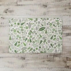 Sage Midmod Christmas Floor Mat 7 Sage Midmod Christmas Floor Mat -Northlight Shop D517996S 2