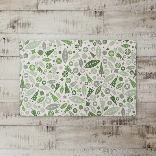 Sage Midmod Christmas Floor Mat 5 Sage Midmod Christmas Floor Mat - Image 3
